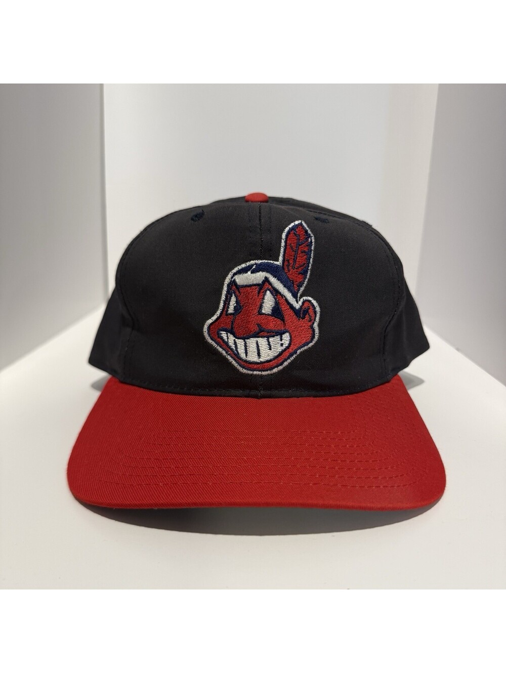Vintage 90s Cleveland Indians Snapback One Size Logo 7 Men’s